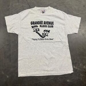vintage grandee avenue block‎ club tshirt